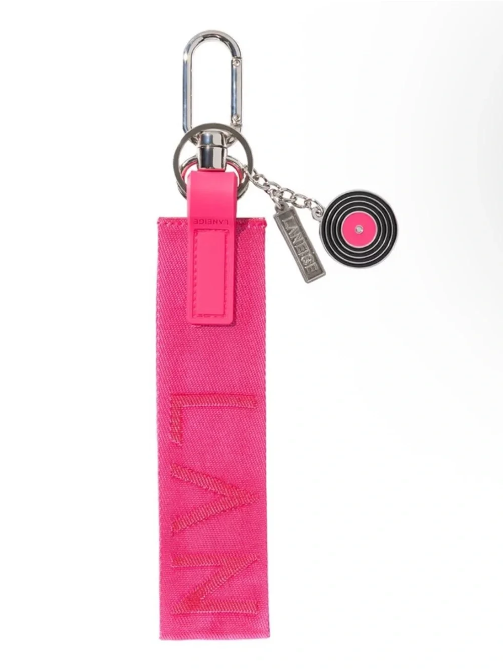 LANEIGE JuicePop Box Lip in K Pop Pink with Wristlet Keychain NWT